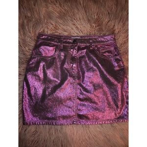Fun metallic sparkly pink skirt ⚡️⚡️